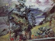 Lovis Corinth Walchensee Landscape oil painting on canvas